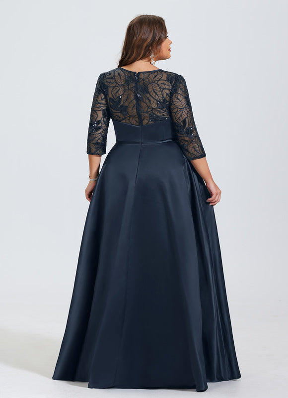 Robe de Soirée Satin Éclipse - gallery 7