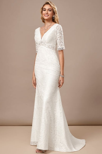 Robe De Soirée Dos Dentelle - gallery 4