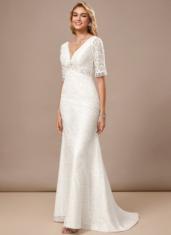Robe De Soirée Dos Dentelle - gallery 4