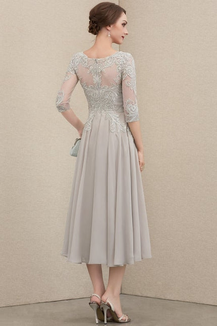 Robe de Soirée Éclat Grisé - gallery 3