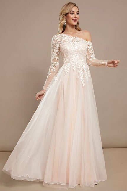 Robe de Soirée Évanescente Rose - gallery 3