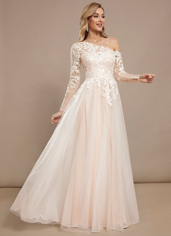 Robe de Soirée Évanescente Rose - gallery 3