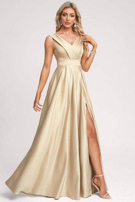 Robe de Soirée Satin Éclairée - gallery 3