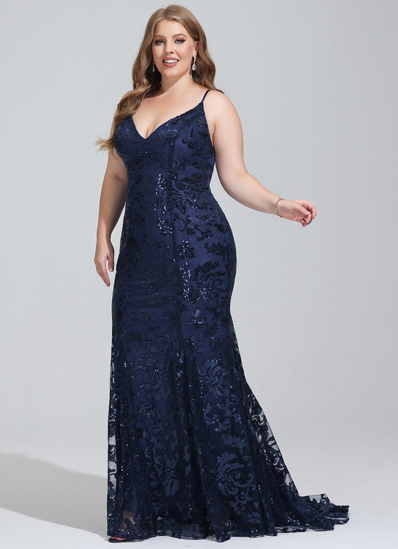 Robe de Soirée Éclat Marine Couture - gallery 5