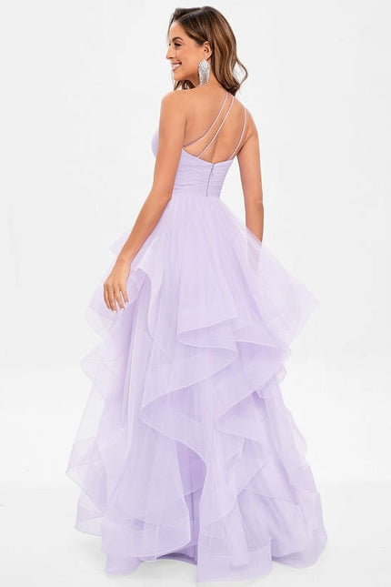Robe de Soirée Violet Flottant - gallery 3