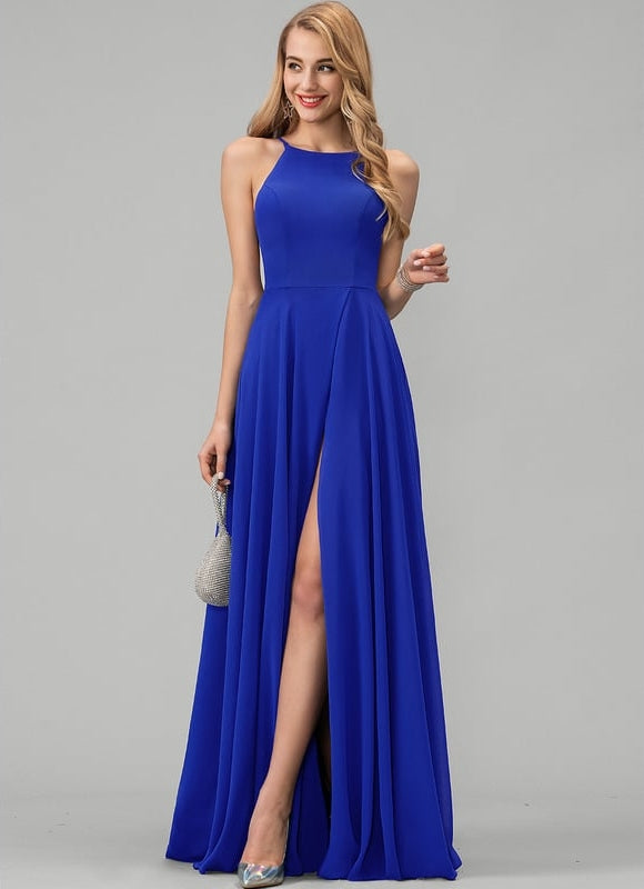 Robe de Soirée Azure Élégante - gallery 2