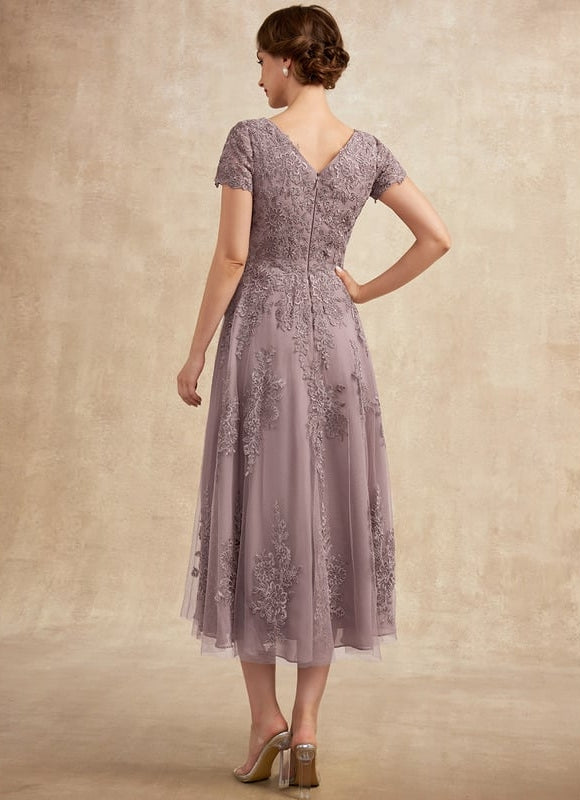 Robe de Soirée Lavande Éthérée - gallery 6