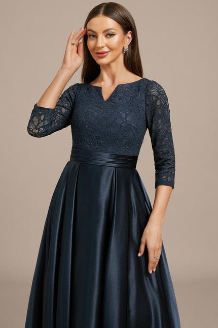 Robe De Soirée Forme Trapèze - gallery 1