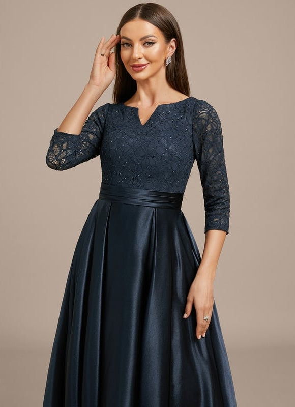 Robe De Soirée Forme Trapèze - gallery 1