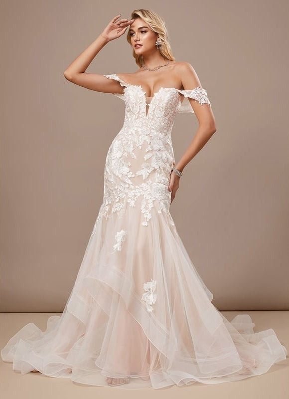 Robe de Soirée Sirène Florale - gallery 3