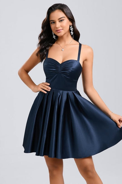 Robe de Soirée Satinée Éclat - gallery 3