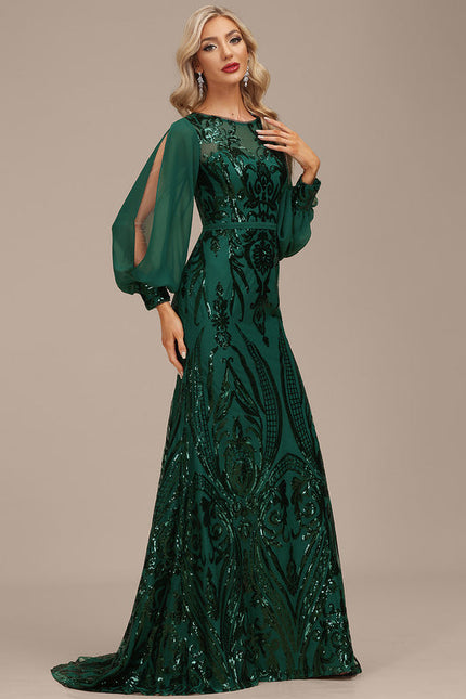 Robe de Soirée Luxe Émeraude - gallery 4