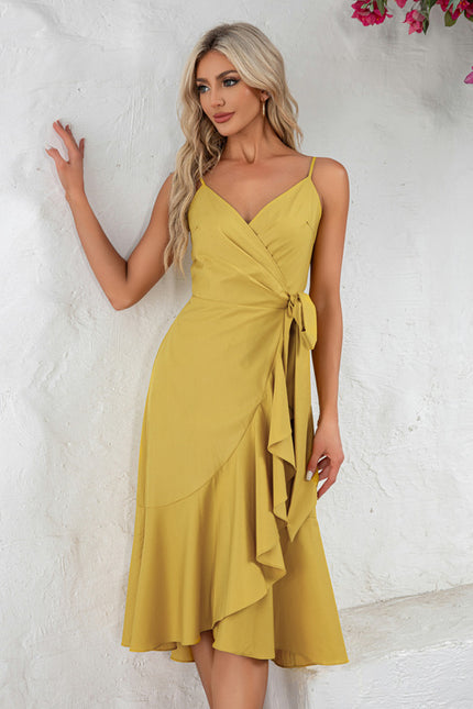 Robe de Soirée Jaune Flottante - gallery 1