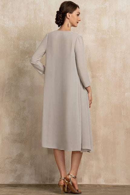 Robe Grise De Soirée - gallery 1