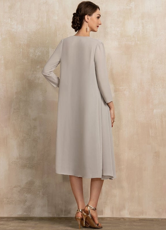 Robe Grise De Soirée - gallery 1