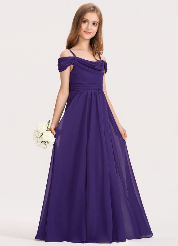 Robe de Soirée Flottante Cerise - gallery 3