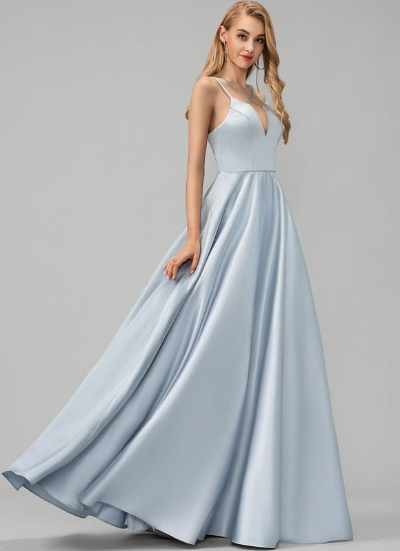 Robe de Soirée Satin Éclairée - gallery 3