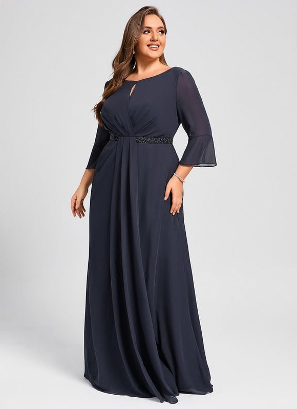 Robe de Soirée Nuit Marine Élégante - gallery 7