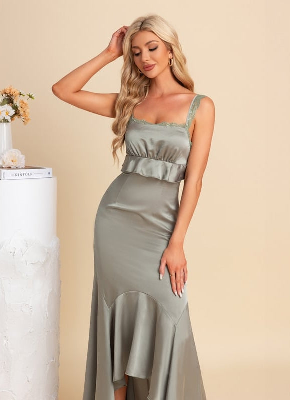Robe de Soirée Satinée Moderne - gallery 5