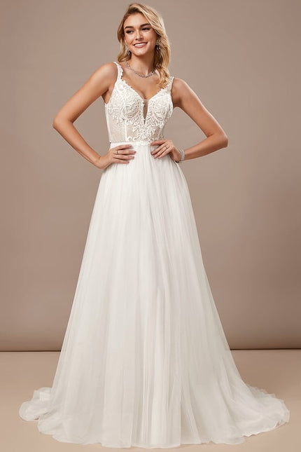 Robe De Soirée Blanche Dentelle