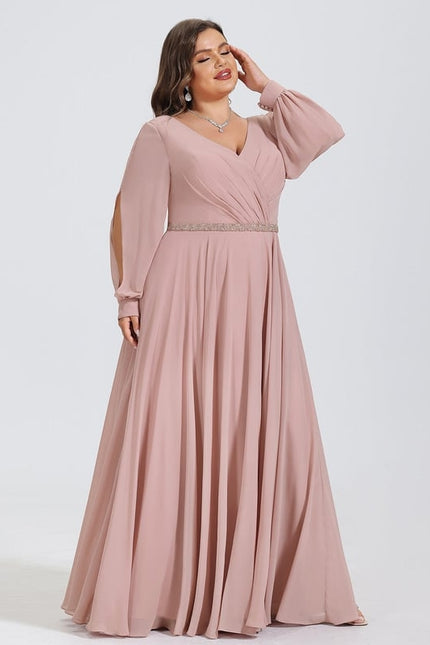 Robe de Soirée Élégance Poudrée - gallery 8