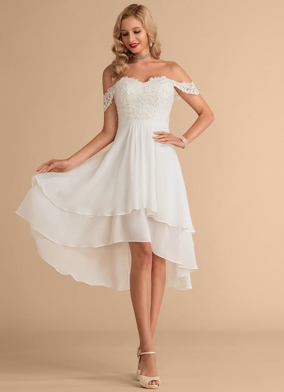Robe de Soirée De Mariée Aérienne - gallery 1