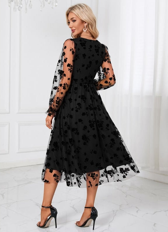 Robe de Soirée Mystique Florale - gallery 3