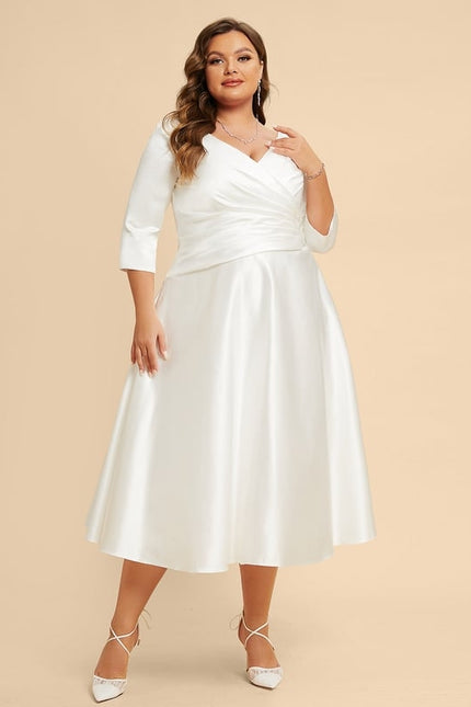 Robe de Soirée Éclatante Satinée - gallery 6