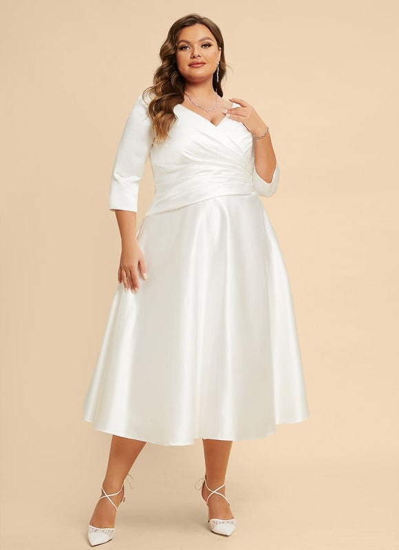 Robe de Soirée Éclatante Satinée - gallery 6