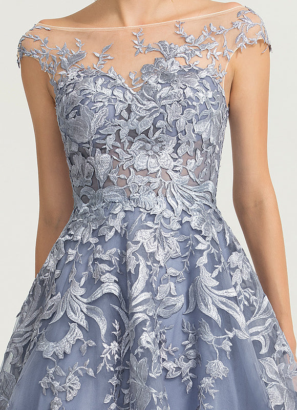 Robe de Soirée Aérienne Azur - gallery 1