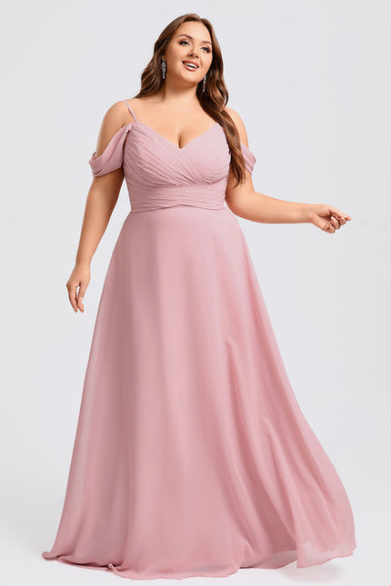 Robe de Soirée Écrue Flottante - gallery 5