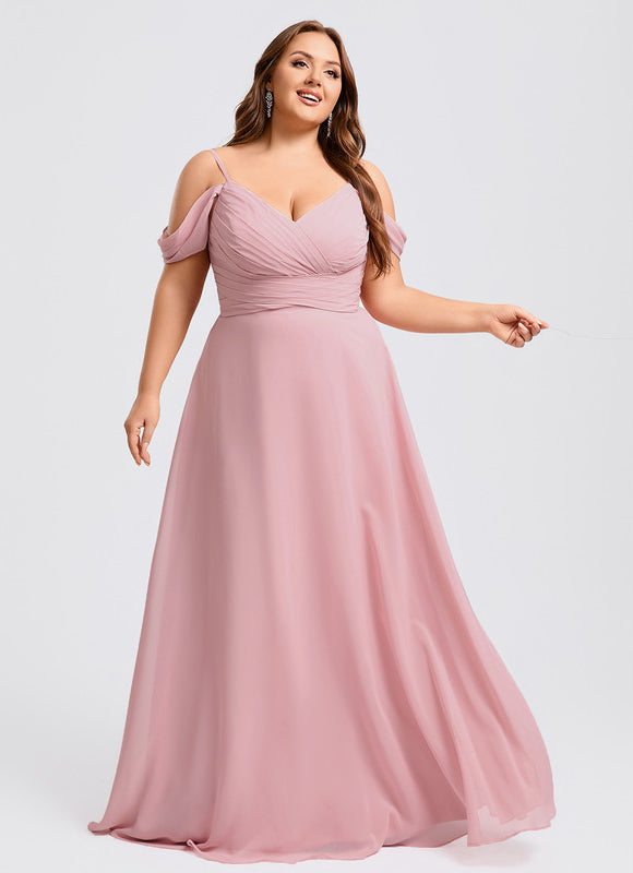 Robe de Soirée Écrue Flottante - gallery 5