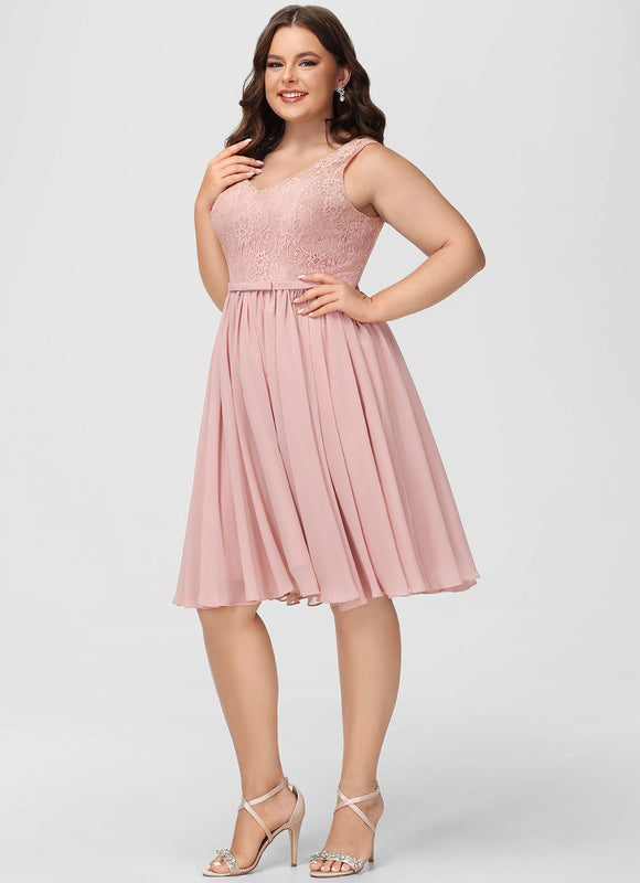 Robe de Soirée Rêve De Rose Poudrée - gallery 6