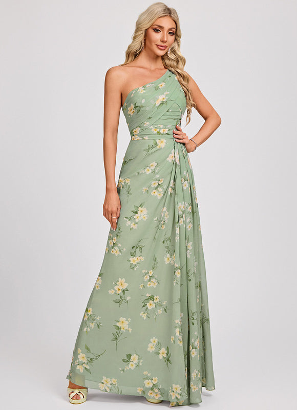 Robe de Soirée Asymétrique Fluide - gallery 3
