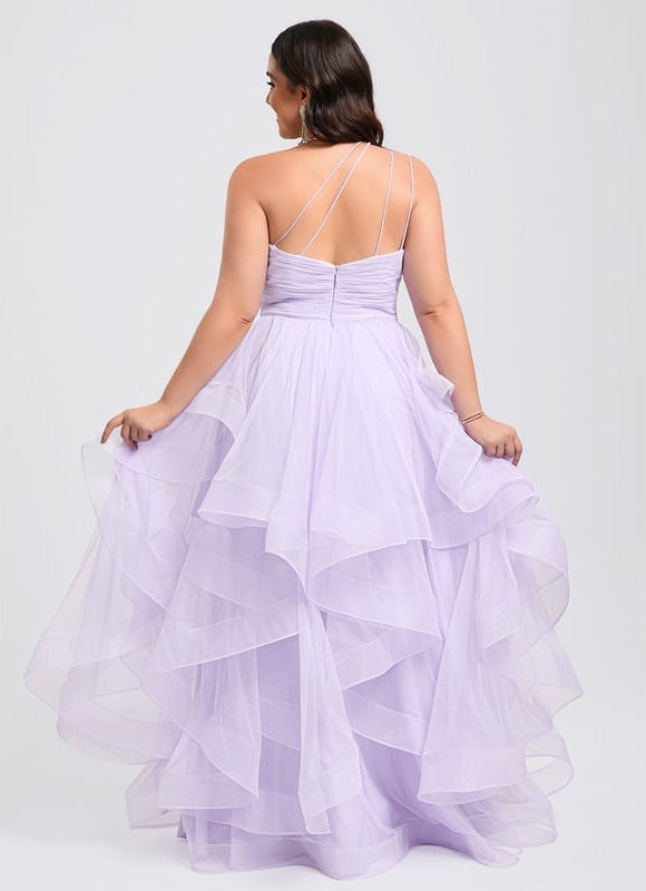 Robe de Soirée Violet Flottant - gallery 6