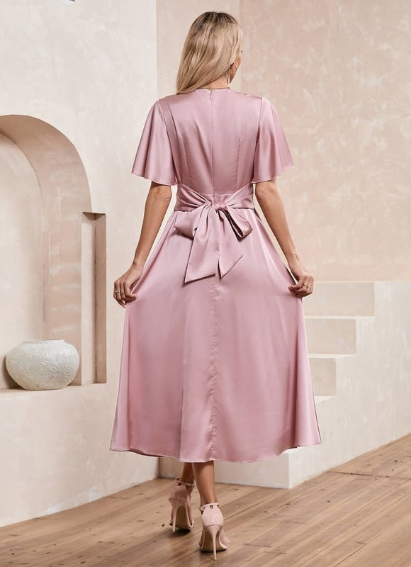 Robe de Soirée Rose Flottante - gallery 5