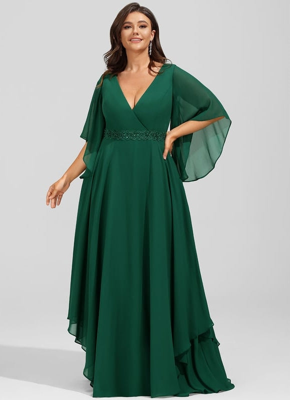 Robe de Soirée Émeraude Flottante - gallery 6