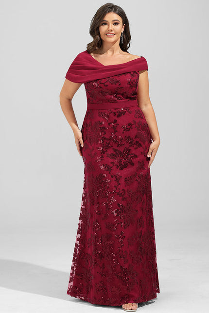 Robe de Soirée Rubis Élégante - gallery 7