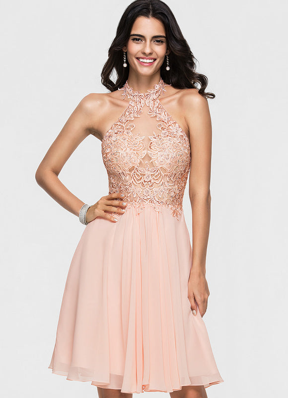 Robe de Soirée Mousseline Couture - gallery 1