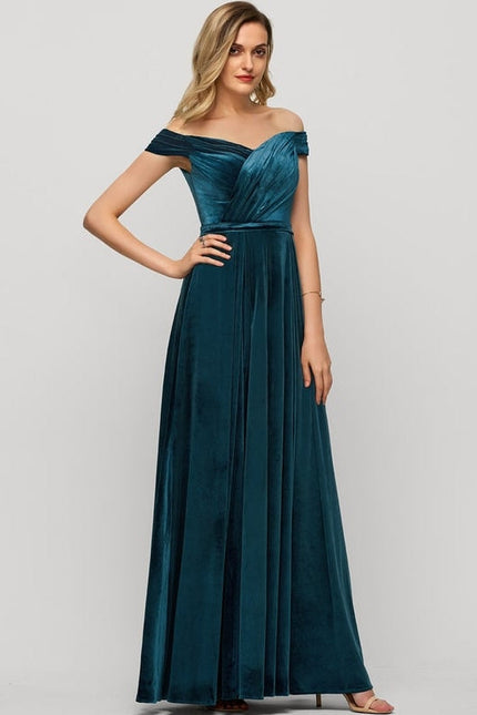 Robe de Soirée Sérénité Émeraude - gallery 1