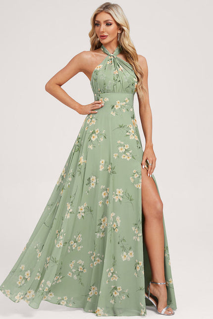 Robe de Soirée Bordeaux Fluide - gallery 5