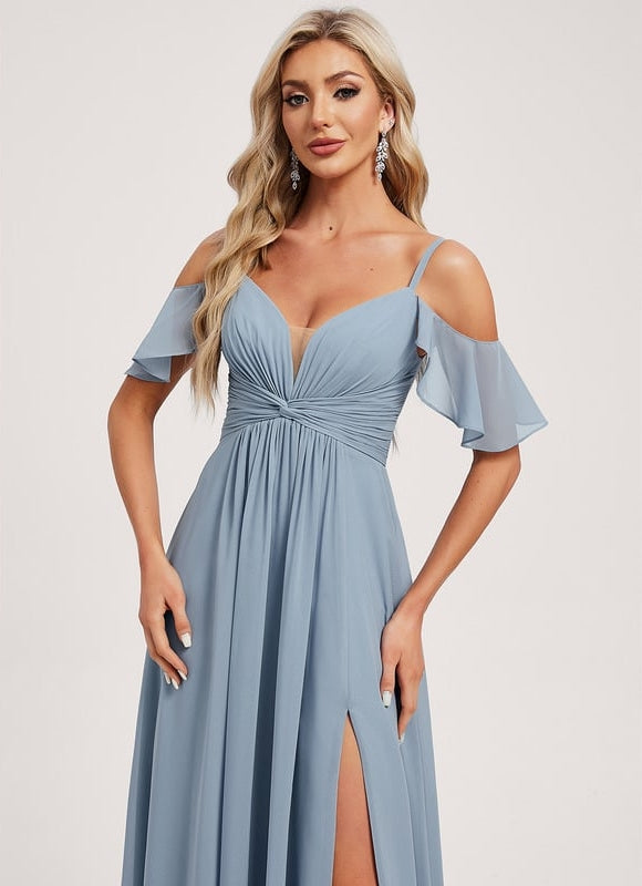 Robe de Soirée Légère Ciel - gallery 3