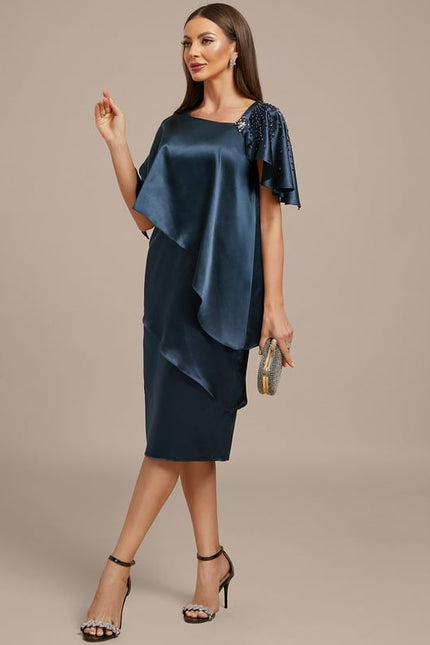 Robe de Soirée Asymétrique Élégante - gallery 3