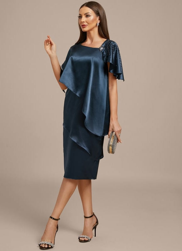 Robe de Soirée Asymétrique Élégante - gallery 3