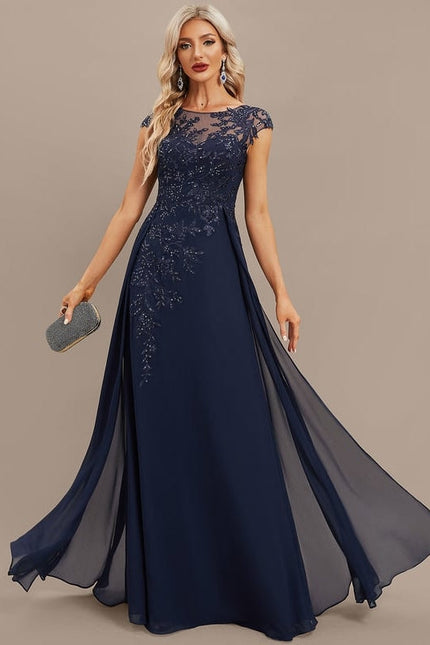 Robe de Soirée Illusion Étoilée - gallery 2