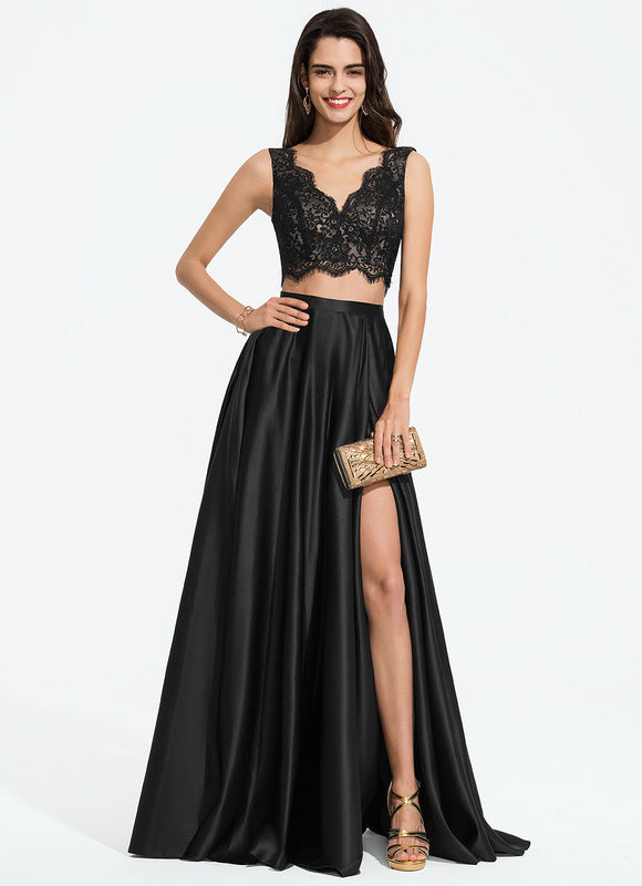 Robe de Soirée Émeraude Évanescente