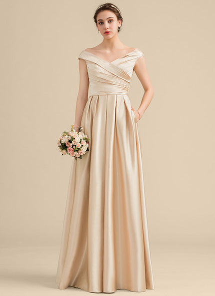 Robe de Soirée Satin Bourgogne