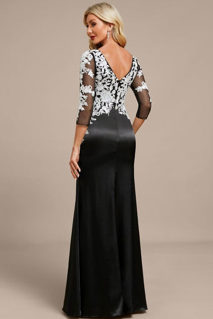 Robe De Soirée Col Bateau - gallery 6