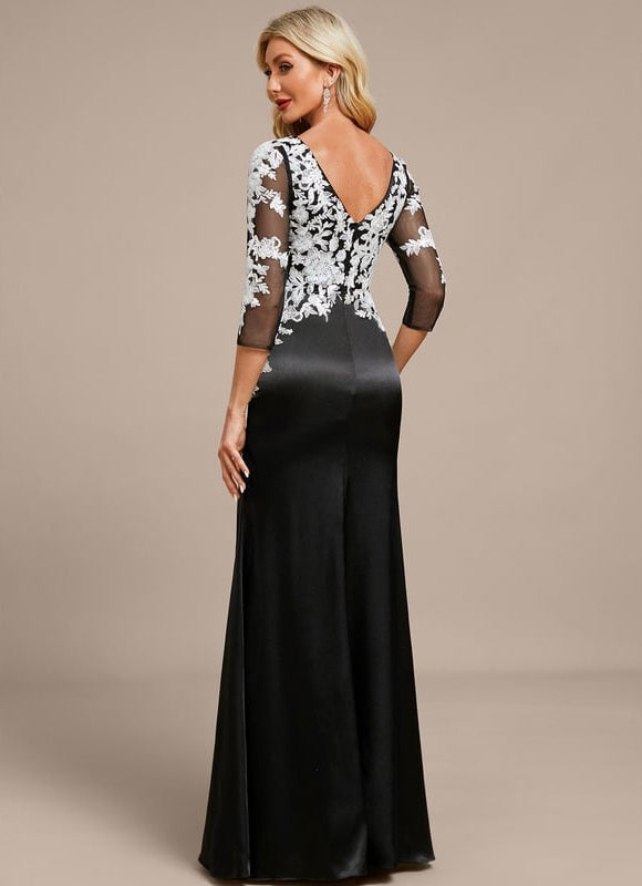 Robe De Soirée Col Bateau - gallery 6