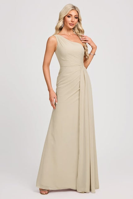 Robe de Soirée Asymétrique Fluide - gallery 1